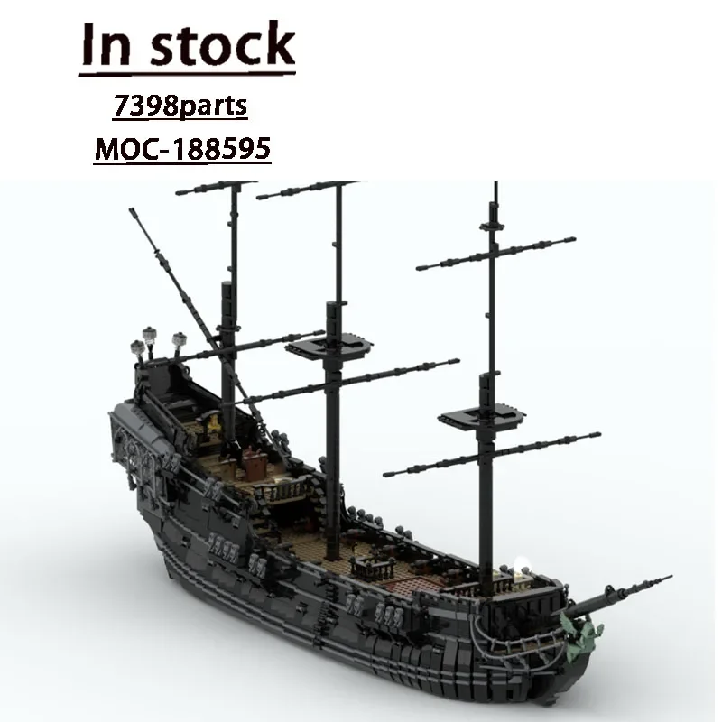 MOC-188595 Classic Movie Clips Voyage Ship Building Block Model • 7398 Parts Boy Birthday Education Building Blocks Toy Gifts