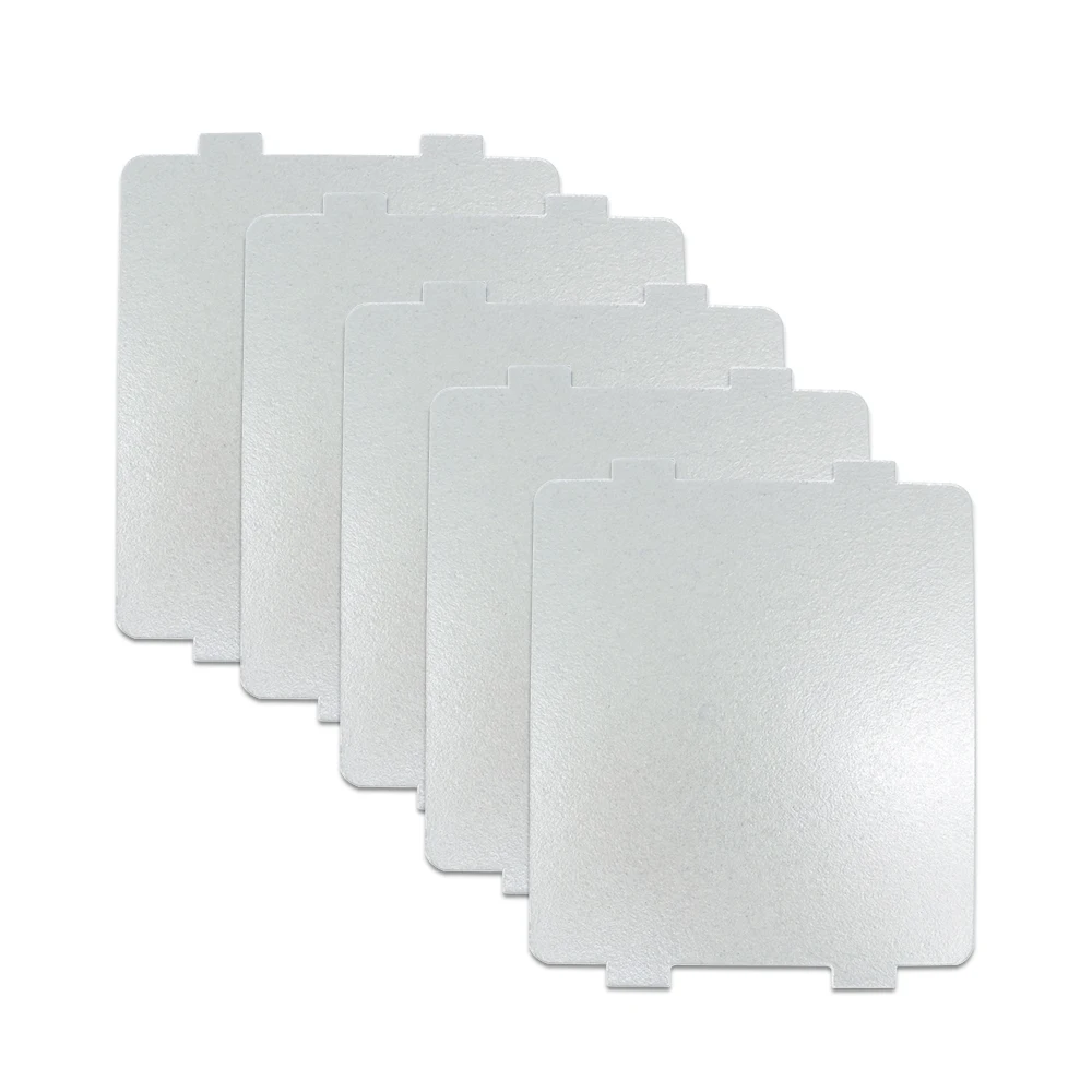 5 piezas de láminas de mica para horno microondas de 108 mm x 99 mm para horno microondas Galanz Midea Panasonic LG, etc., placa de mica de repuesto