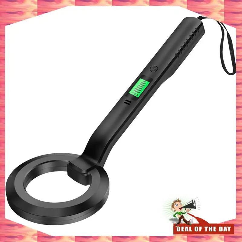 24-Hour Delivery Metal Detector Handheld Alarm High Sensitivity Metal Scanner Security Checker Pinpointer Search Coil Metal Dete