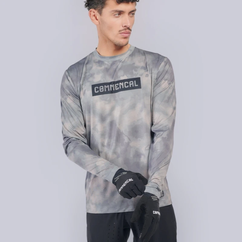 

2025 Off-road Motorcycle Fast Drying Mountain Bike Loose, Sweat Absorbing, Breathable Men's Long Sleeved Fast Drying Riding Suit