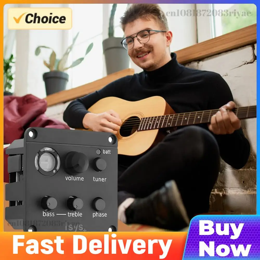 

Пьезо-звукосниматель с предустановленной системой предусилителя для классической акустической гитары, эквалайзер, тюнер, пьезо-микрофон, предусилитель с функцией смешивания для Fishman ISYS+, аксессуары