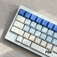 FBB keycaps holiday sublimation PBT two-dimensional custom mechanical keyboard gradual change cute