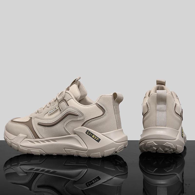 2025 Nieuwe heren boardschoenen, sneakers, skate-schoenen, vrijetijdsschoenen unisex lichtgewicht zachte zool reizen gedempt outdoor dagelijkse kleding