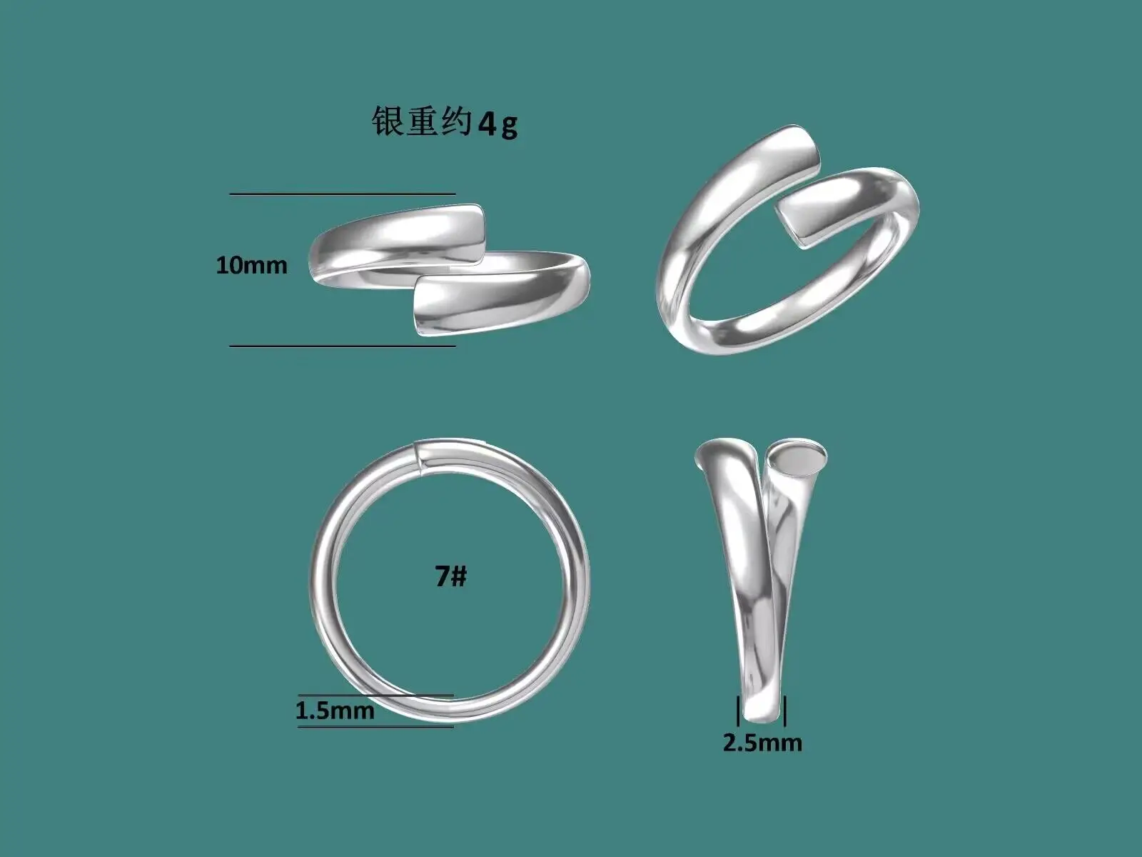 

925 Sterling Silver Personalised Custom Letter Rings Simplicity Engraved Name Finger Rings For Women Wedding Anniversary Jewelry