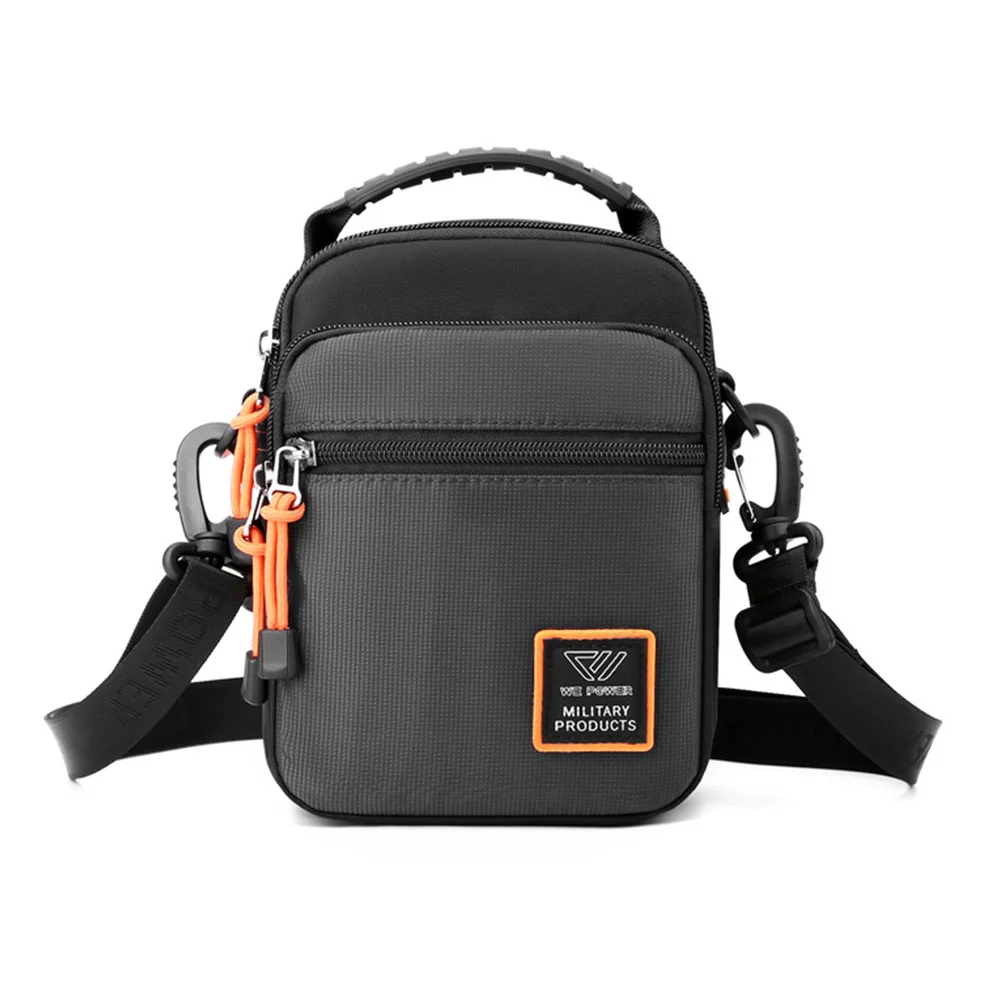 Männer Cross Body Schulter Top Griff Tasche Tasche Klappe Nylon Militär mode männlich kleine Schlinge Umhängetaschen Mini Handtasche – Detail 9