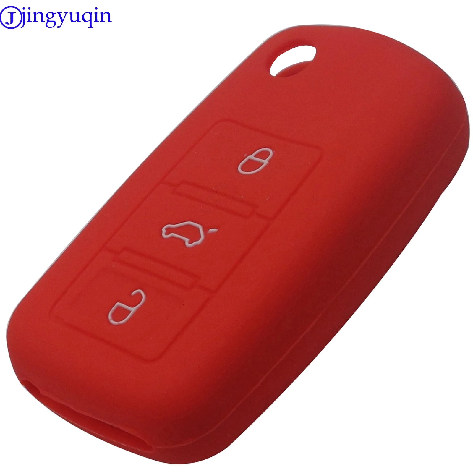 jingyuqin 3B Silicone Car Key Cover Case For VW Golf Bora Jetta POLO Passat Skoda Superb Octavia Fabia SEAT Ibiza Leon Procted