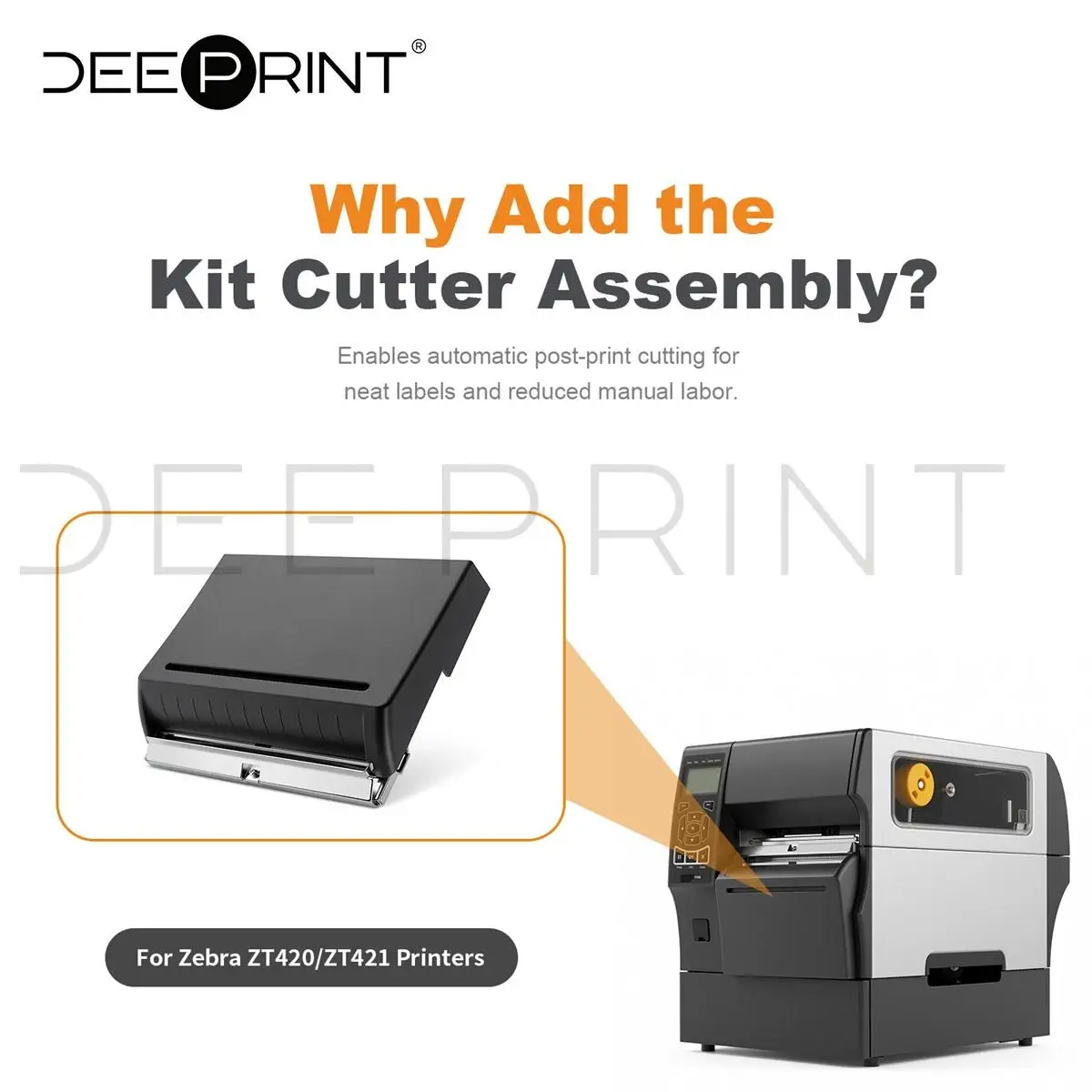 P1058930-190 Kit Cutter Assembly for Zebra ZT420 ZT421 Thermal Barcode Label Printer 203DPI&300DPI | 180-days Warranty