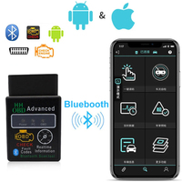 Bluetooth V1.5 Mini Elm327 OBD2 Scanner Android Apple Universal OBD Car Diagnostic Tool Code Reader Car Engine Tester