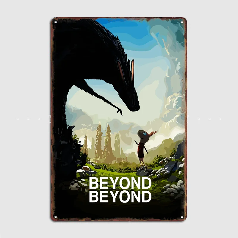 Beyond Beyond Game Poster Metal Sign Pub Vintage Custom Bedroom Indoor Home Wall Decor Posters Room Decoration