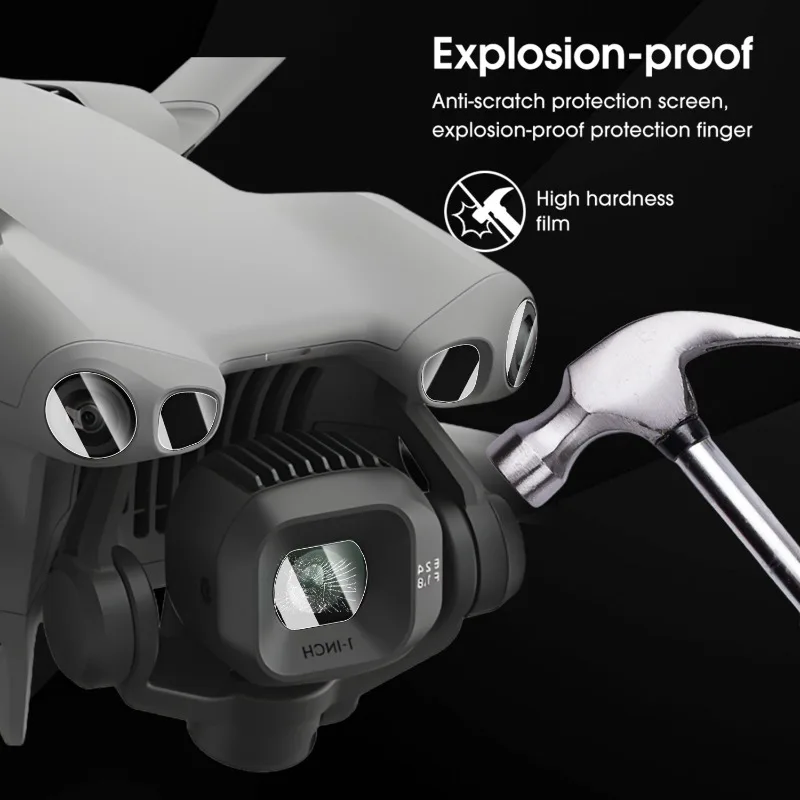 5-1 مجموعات عدسة فيلم ل DJI Mini 5 Pro كاميرا بدون طيار الزجاج المقسى عدسة الكاميرا واقية المضادة للخدش الأفلام ل DJI Mini 5Pro Pro