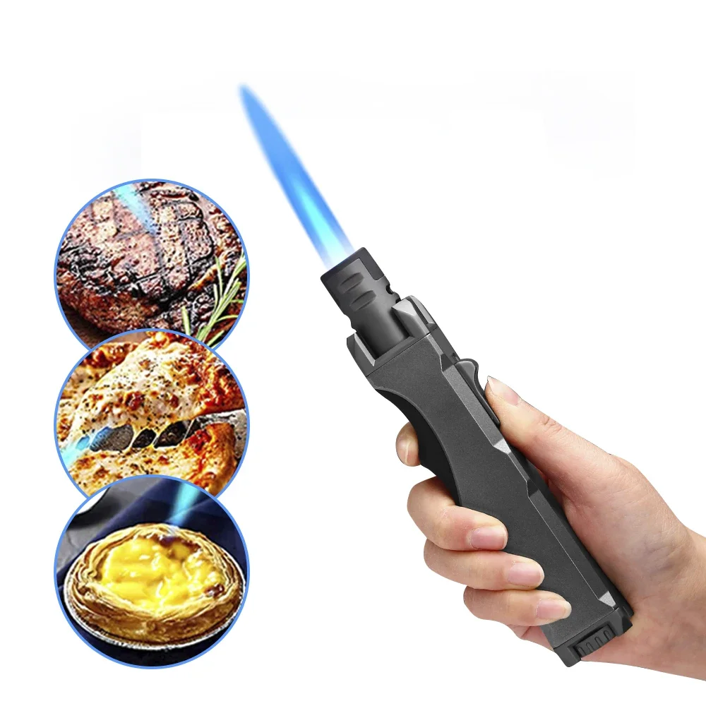 

New Hot Sell Kitchen BBQ Cigar Big Jet Flame Fire Torch Outdoor Camping Lighter Mans Tools for Candl Grill BBQ Fireworks