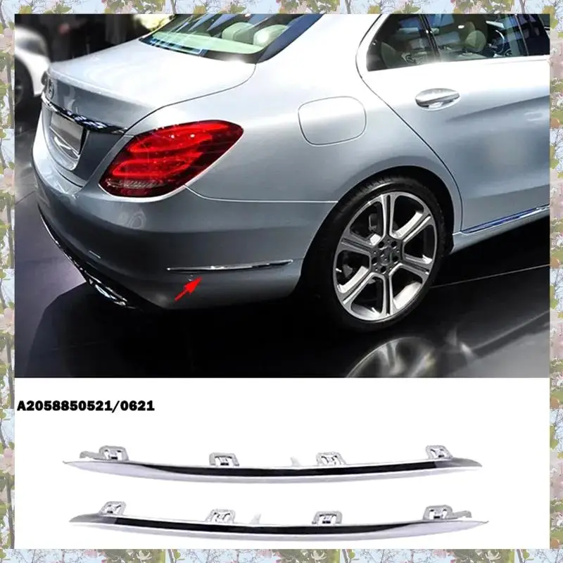 

Eco-Friendly-Rear Bumper Lip Spoiler Chrome Trim Accessory For Mercedes Benz C-Class W205 C180 C200 C250 C63AMG A2058850521 A205