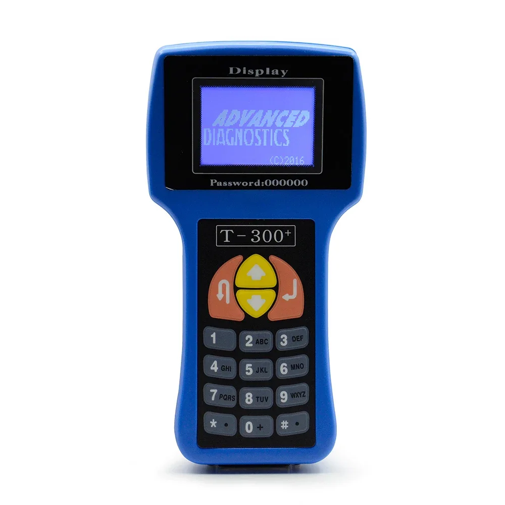 Autosleutel Programmeur T300 hoofdunit V16.8 T300 Auto Transponder Key Decoder T-CODE T-300 diagnostische blauw/zwarte kleur T300