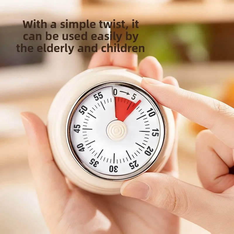 Mechanical Kitchen Timer Cooking Reminder Countdown Clock for Oven Baking Time Management Alarm Tool