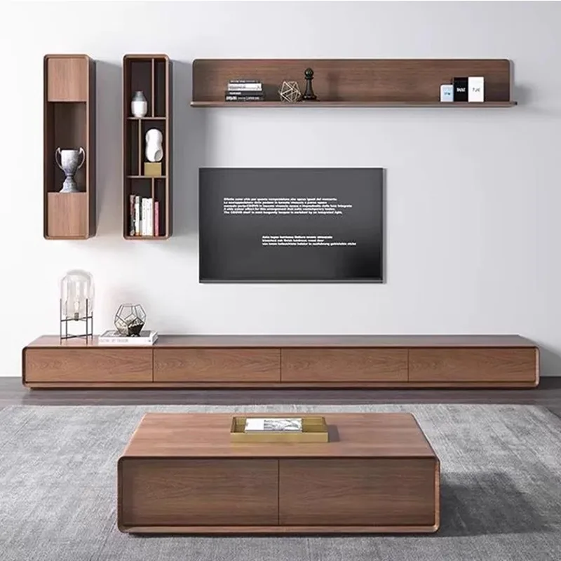 

Wood Tv Stand Storage Cabinet With Mount Salon Tv Stands Living Room Screen Muebles Para El Hogar Mid Century Modern Furniture