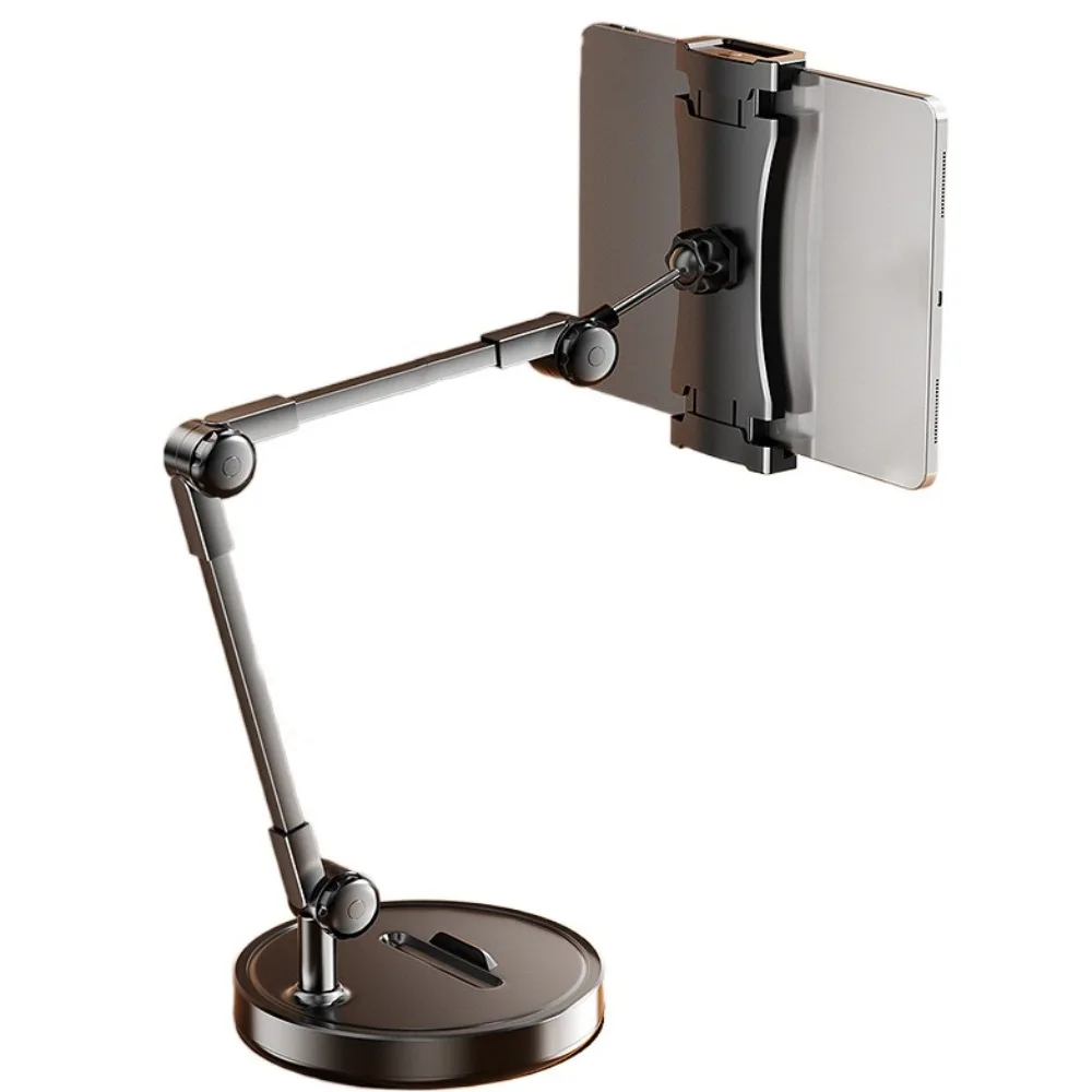 Adjustable Height Telescopic Phone Stand 360° Rotate Portable Tablet Stand Universal Stable Base Desktop Phone Holder