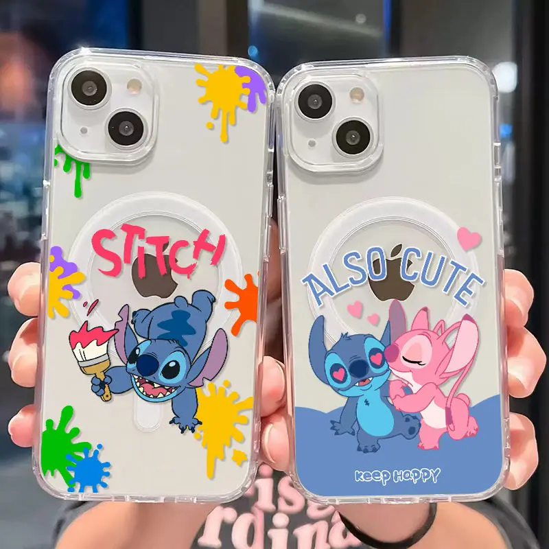 Magsafe – coque de téléphone magnétique avec points S, étui souple et transparent pour Samsung Galaxy S25 S24 S23 S22 S21 Edge Plus Ultra 5G