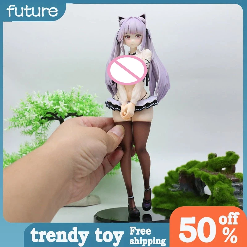 

25cm Beautiful Girl Figure Cat-Eared Girl Cute Sexy Animation Collection Models Desktop Decorations Holiday Gifts Kids Toys