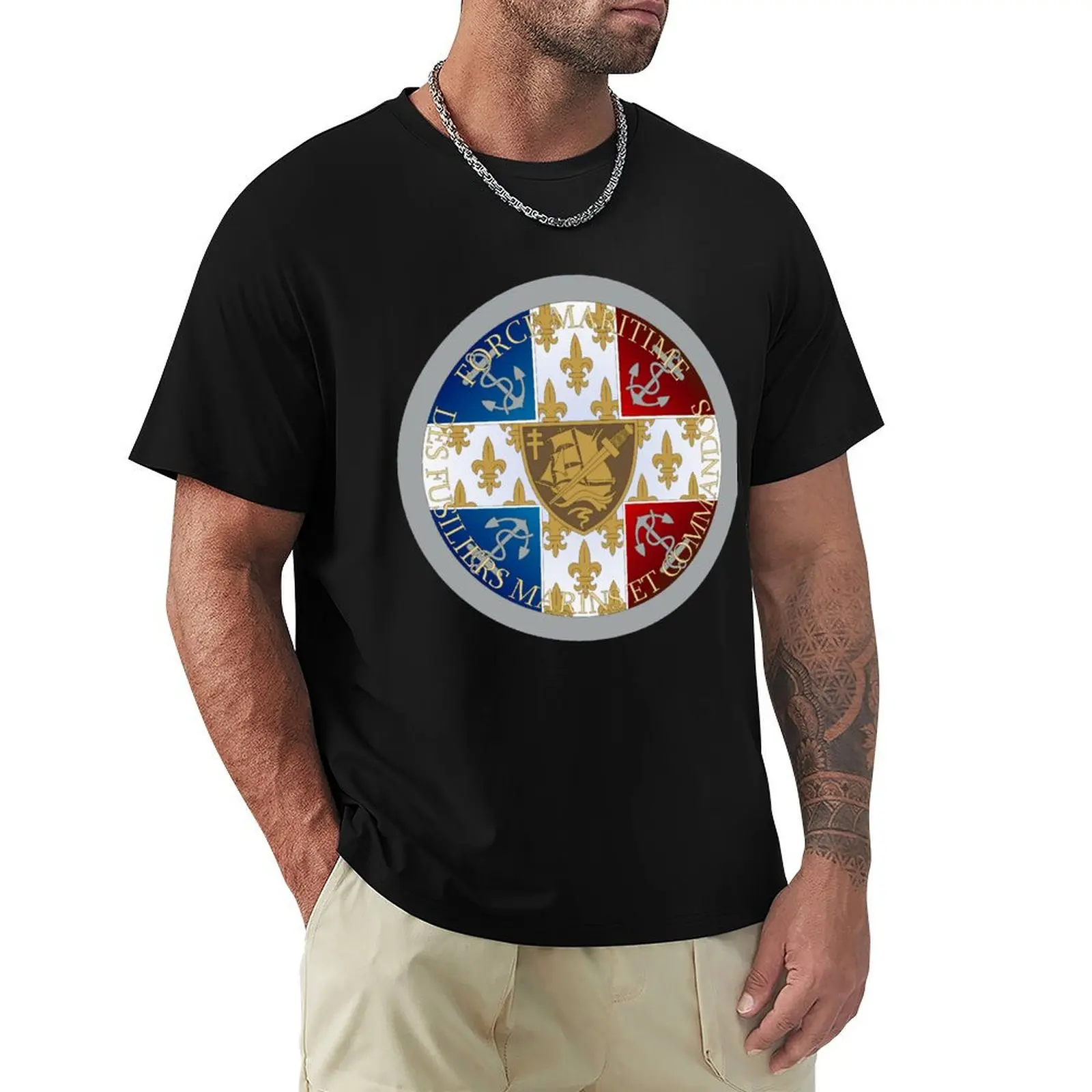 FORFUSCO - Force Maritime des Fusiliers Marins et Commandos (French Navy) T-Shirt Holiday All Match T-Shirt