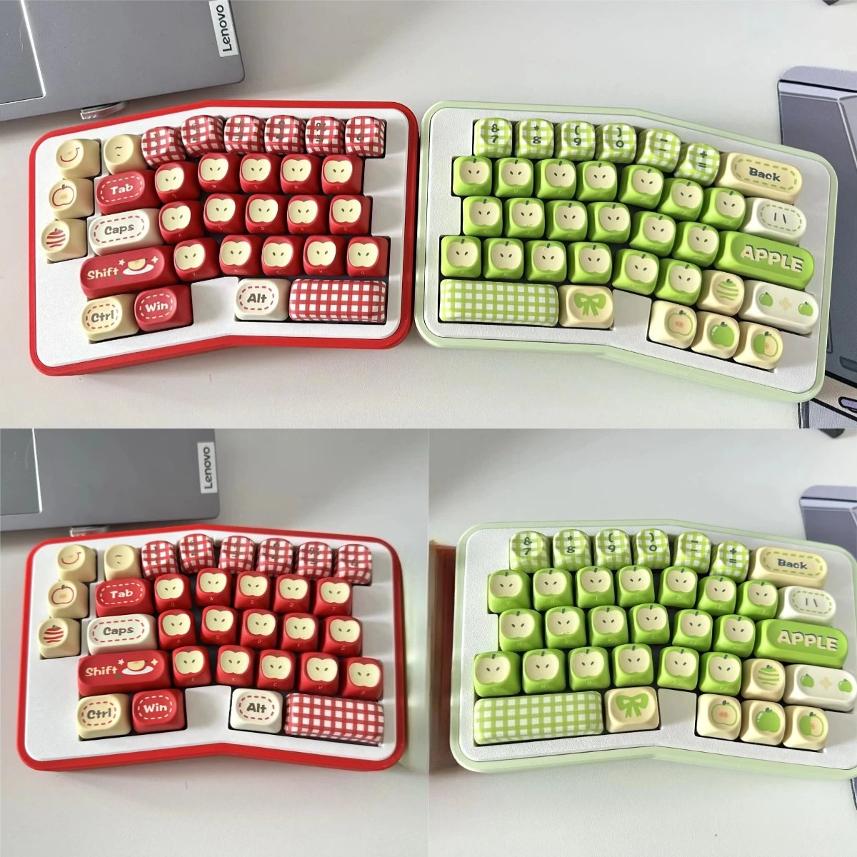 

Balice60 Alice 2.4G Wireless Split Keyboard Hot Pluggable Ergonomics VIAL QMK Keyboard3D Printing Shell Customizable Colors