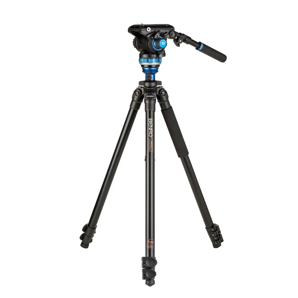 

Hot Sale Benro S6 Pro Heavy Duty Tripod With Head Flexible Digital Tripod For Camera DSLR Flip Lock Professional Video Tripod
