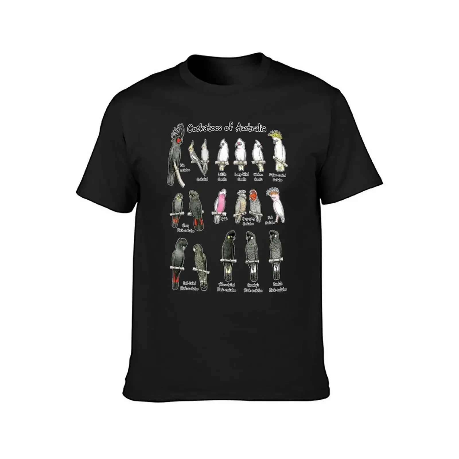 Cockatoos of Australia - Raising funds for Birdlife Australia T-Shirt anime figures aesthetic clothes black t shirts for men