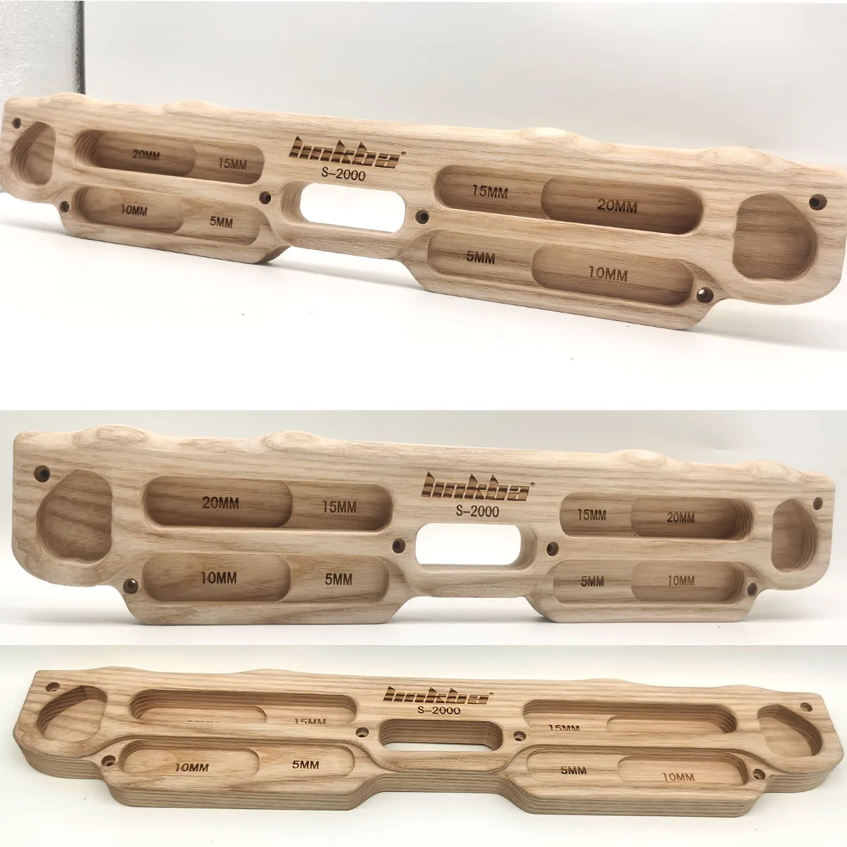 

Rock climbing board finger force board finger forearm strength training pull-up grip portable wooden fitness climbing board