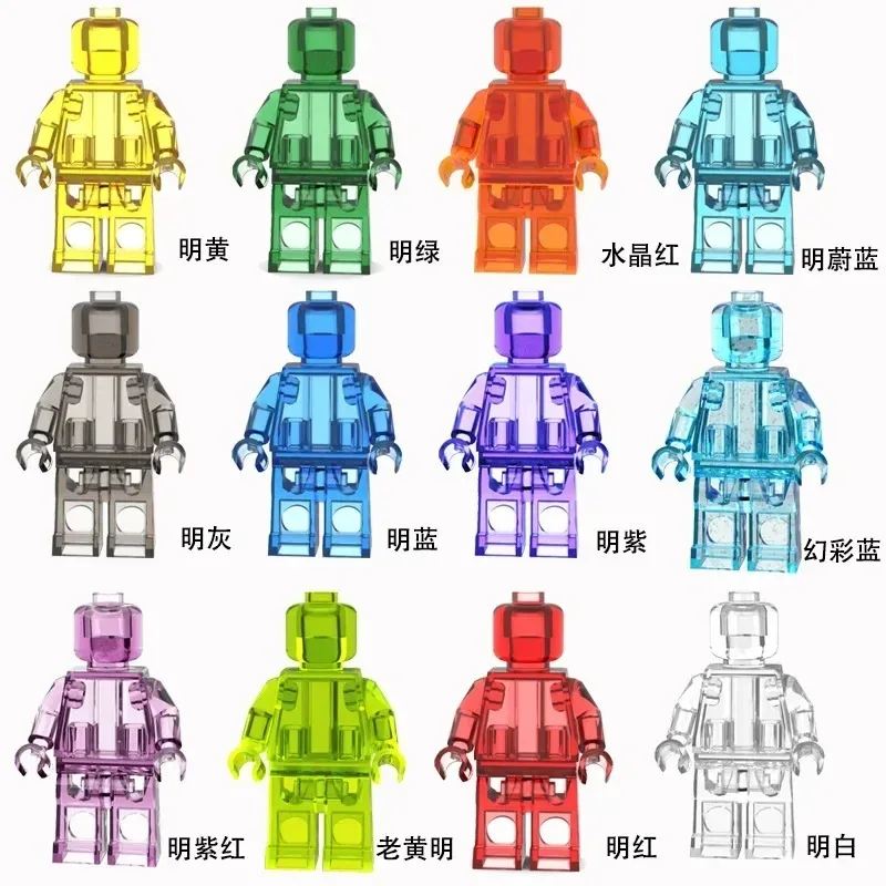 子供用ビルディングブロックおもちゃミニフィギュアヒューマノイド人形漫画のキャラクター誕生日プレゼント子供のための教育プレイセット