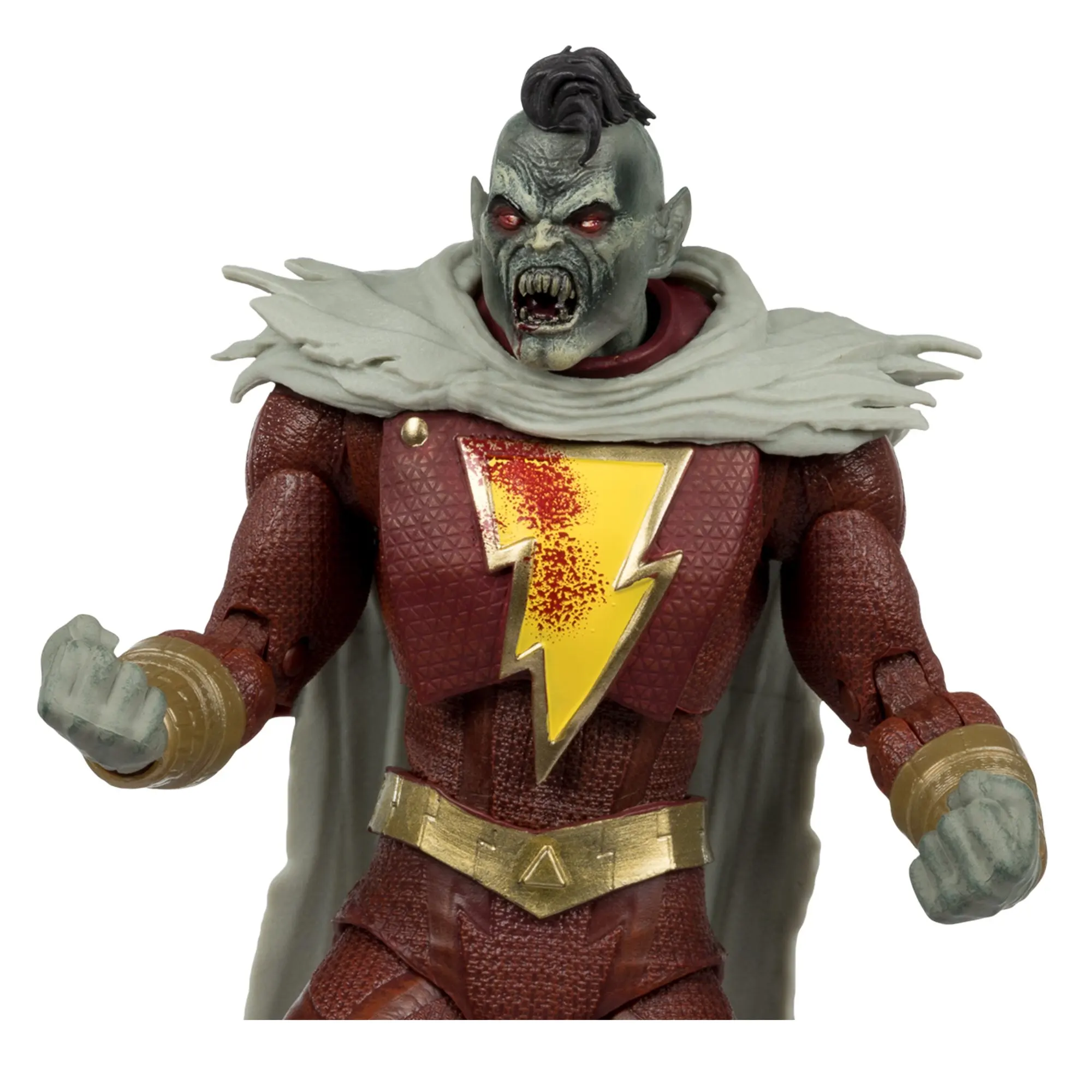 7-inch McFarlane Toys DC Multiverse Vampire Shazam (DC Vs Vampires) Action Figures Joint Movable Model Kits Doll Collection