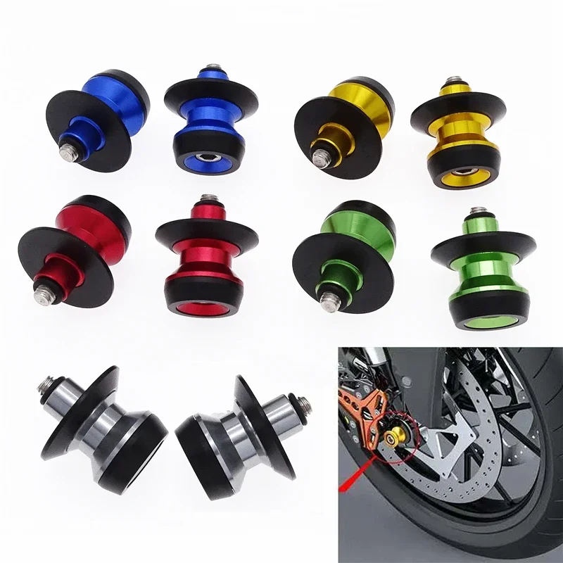 

Universal M8 Swing Arm Spools Stand Bobbin Screws For Kawasaki Z1000SX Z900RS For Triumph STREET TRIPLE/R