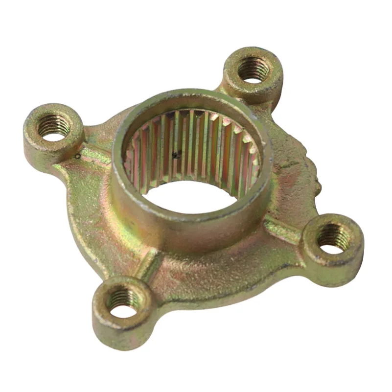 

23 /28 /32 Tooth Spline 4 Stud Wheel Rear Axle Hub Rim Fit for 110CC 150CC Quad Bike ATV Dune Go Kart