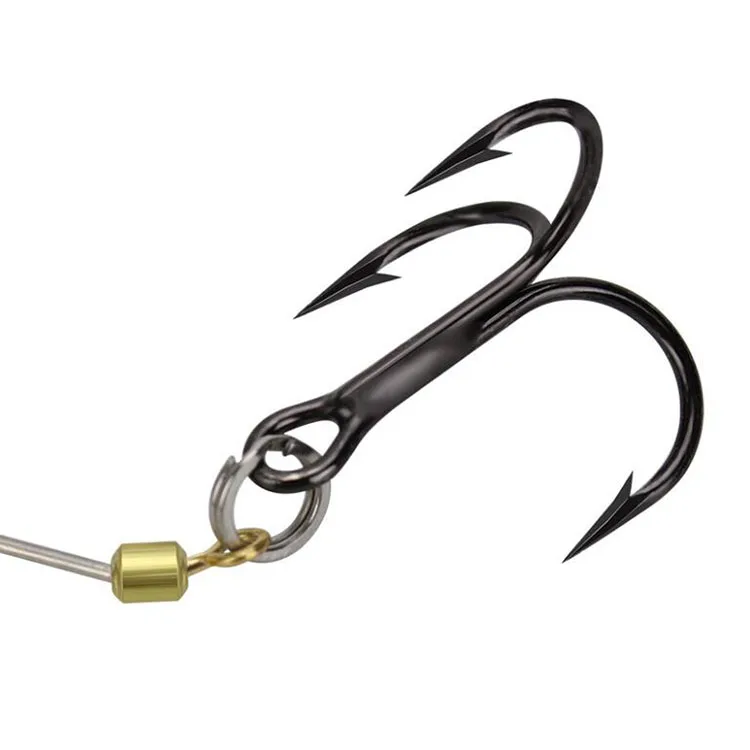 Waterboy S/M/L الأسماك المسمار تلاعب عدة مزدوجة الصيد ثلاثة أضعاف السنانير ث/بايك مركز دبوس شاد البطن ستينغر الضحلة تخرج لينة إغراء