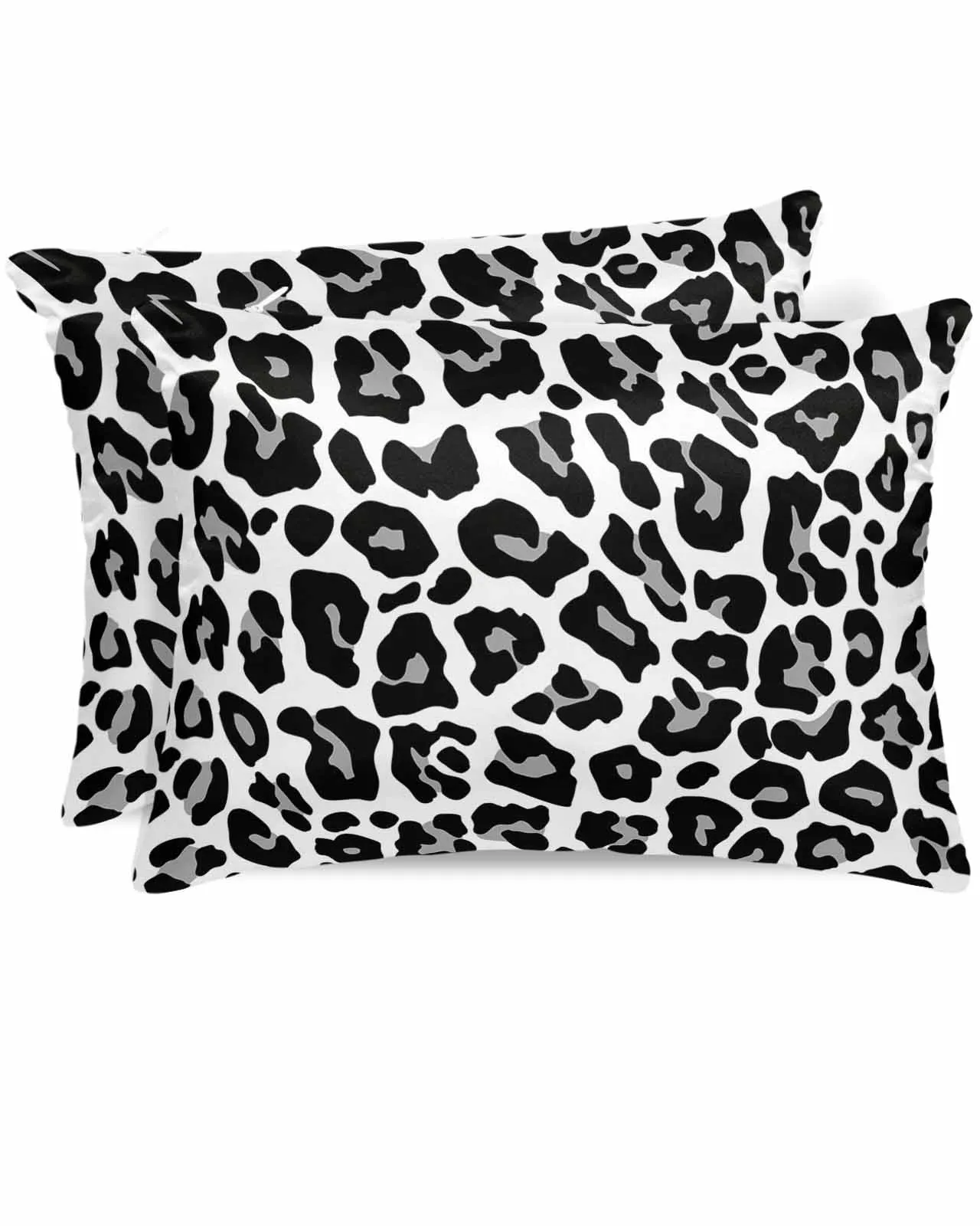 Leopard Skin Texture Bed Satin Pillowcase Modern Sofa Pillow Cover Case Bedroom Satin Cushion Covers Home Decor