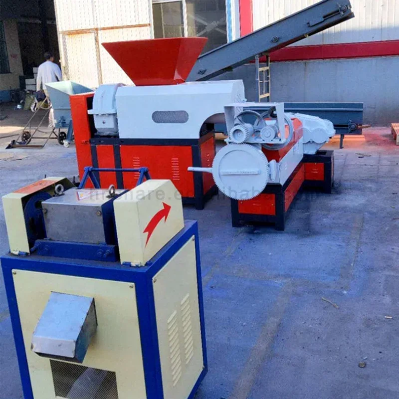 Plastic Recycling Machine Granulator Recycled Plastic Film Squeezer Pelletizer