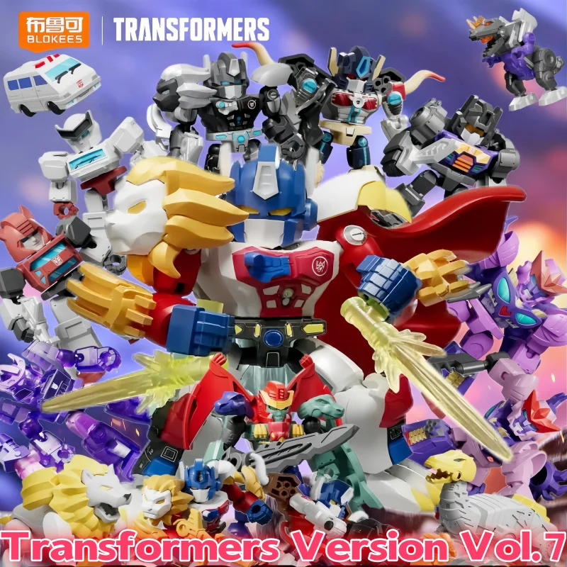 

New Blokees Genuine Transformers Version Vol.7 Blind Box Star Edition Defender Pocket Collectible Action Figure toys gifts