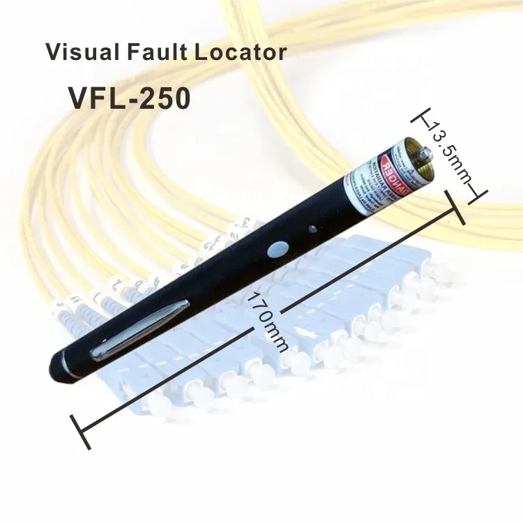 Neofibo VFL-250 cable checking machine locator visual fault mini multimeter vfl fiber optical power meter