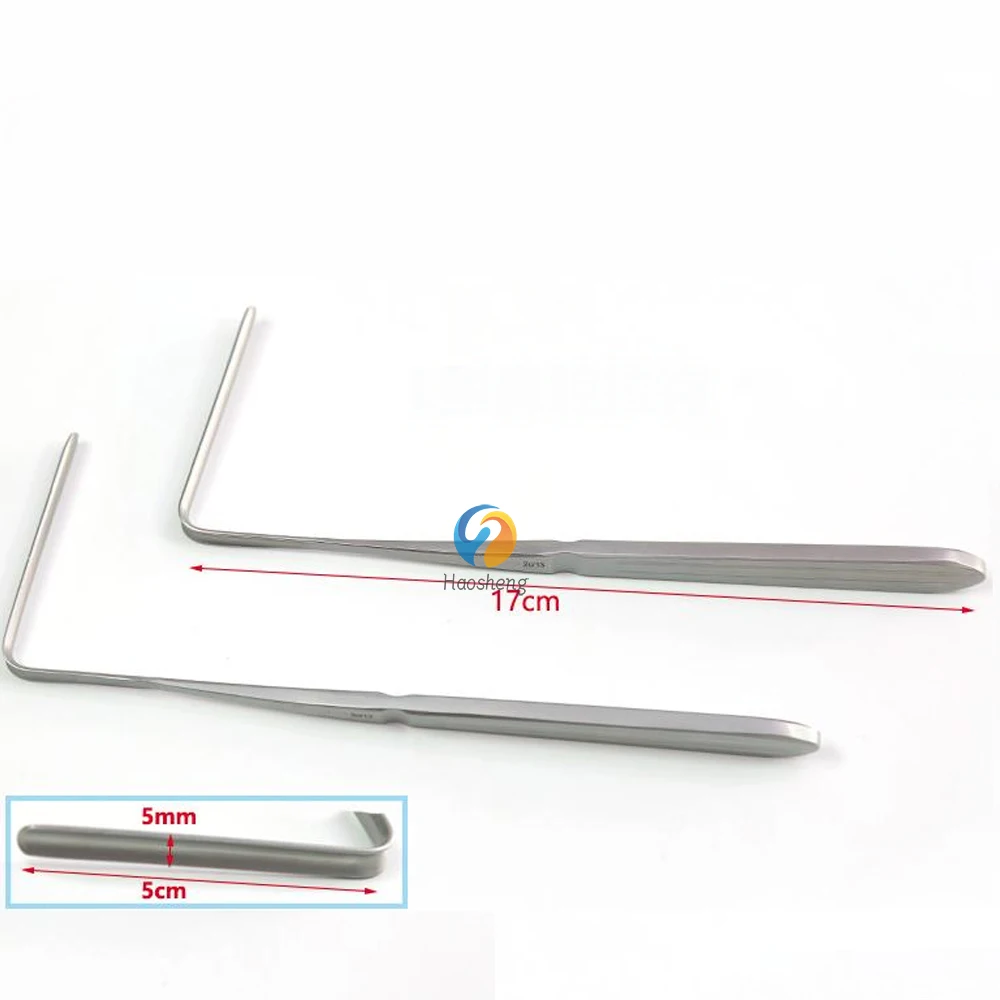 Plastic Surgical Instruments Aufricht Nasal Retractor Rhinoplasty Hook L Shape Blade Angled