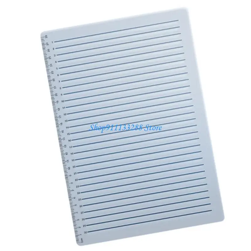 G88D Drawing Stencil Template Straight Line Stencil Ruler for Journaling Painting