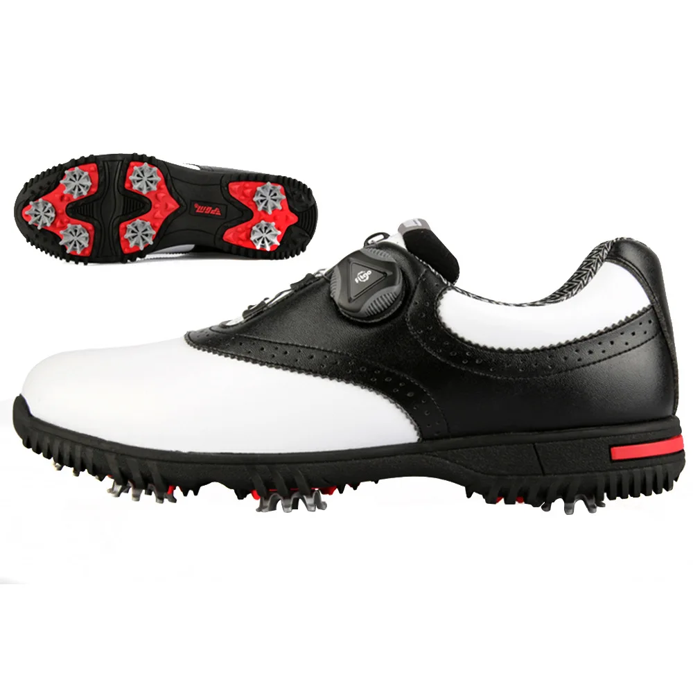 PGM Golf Shoes Rotating Buckles Anti-slip Sneakers Leisure Men Waterproof Sports Shoes Multifunctional Golf Trainers XZ130