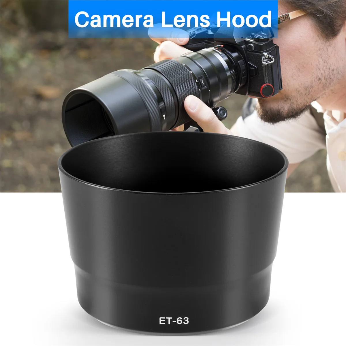 A88X ET-63 Gegenlichtblende für Canon EF-S 55-250mm f4-5.6 IS