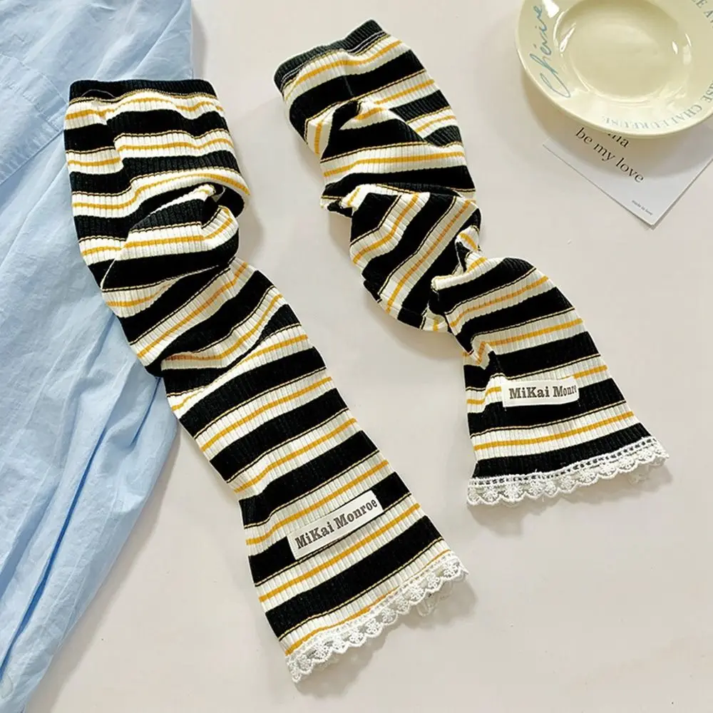 New Ice Shreds Maniche di protezione solare Protezione UV a righe Protezione solare Maniche di ghiaccio Moda Manica da braccio carina Estate