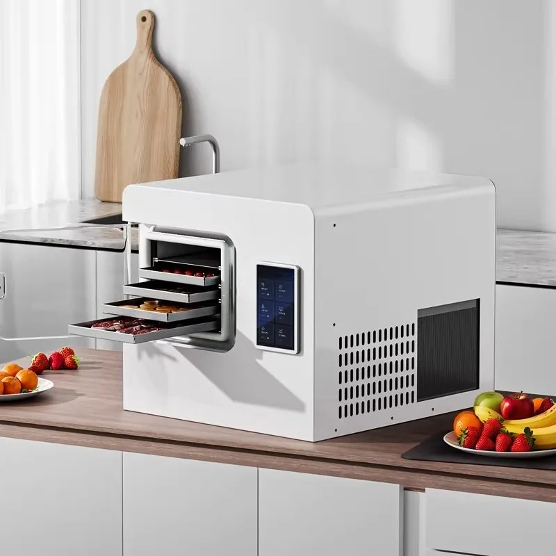 Mini Commercial Freeze Dryer Machine Auto Defrost Intelligent Control For Food Pharmaceutical Laboratory Processing