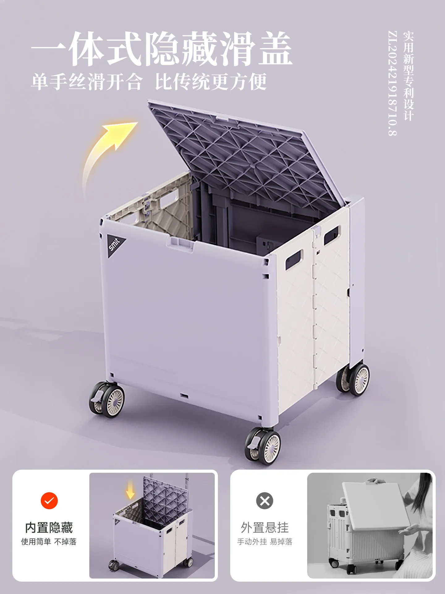 Foldable shopping trolley ultra-light portable home new trolley trailer express trolley shopping cart four wheels