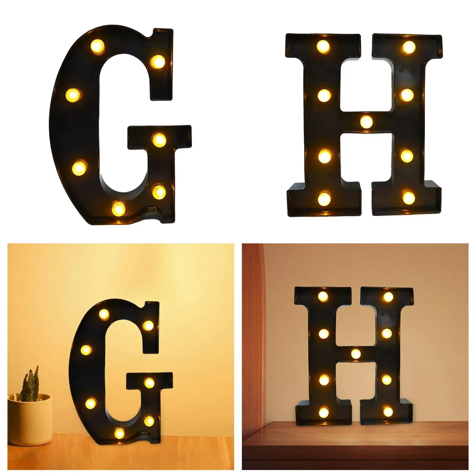 LED Marquee Letter Light Bedroom Party Bar Light up Alphabet Sign Light