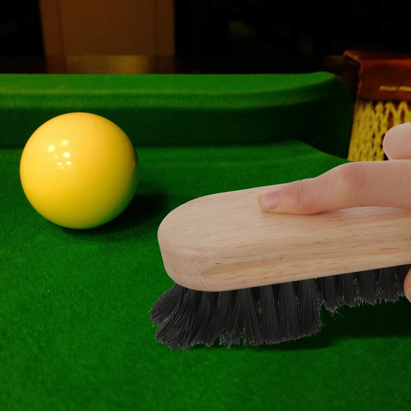 

2 Pcs Pool Table Cleaning Brush PE Bristles Billiards Snooker Accessories Table Bed Rails Felt Cleaner Tool Pool