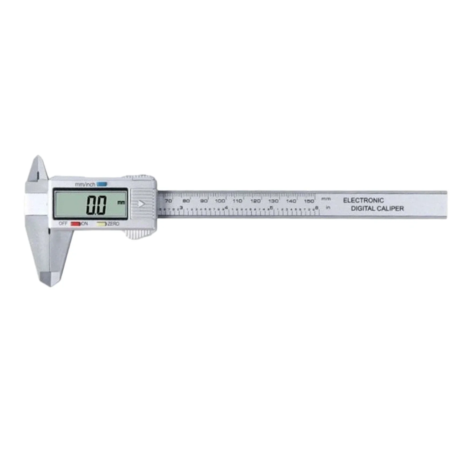 Plastic Digital Caliper Vernier Micrometer Electronic Ruler Gauge Meter Sliver 150mm 6inch