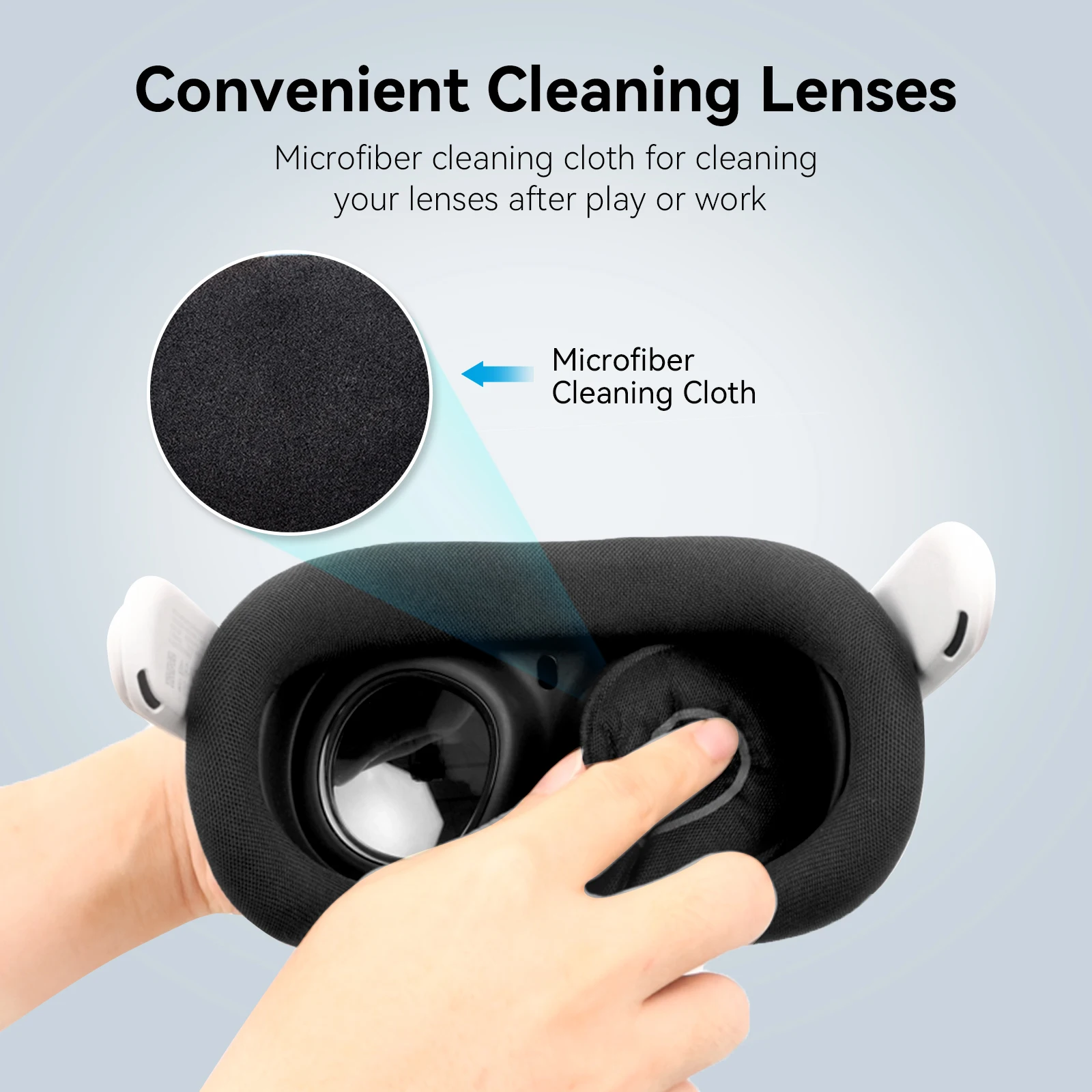 VR Lens Protector for Vision Pro/Quest 3 Anti-Scratch Dust Shield Easy Installation