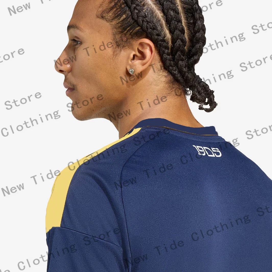 تي شيرت جيرسي صيفي مريح للرجال لكرة القدم، تصميم فريد لعشاق الرياضة والأنشطة الترفيهية، ملابس المد الجديدة