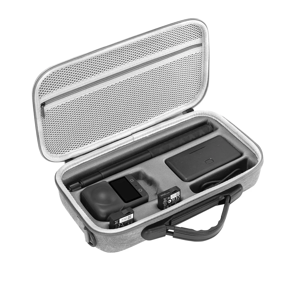 For DJI Osmo 360 Adventure Combo Box Travel Storage Case Nylon All-in-One Carrying Case Portable Shoulder Strap Bag Accessories