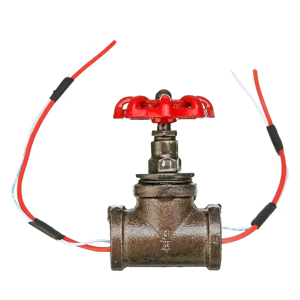 

Valve Light Switch Retro Iron Stop Valve Rotating Mechanical Control Steampunk Table Lamp Switch Water Pipe Light